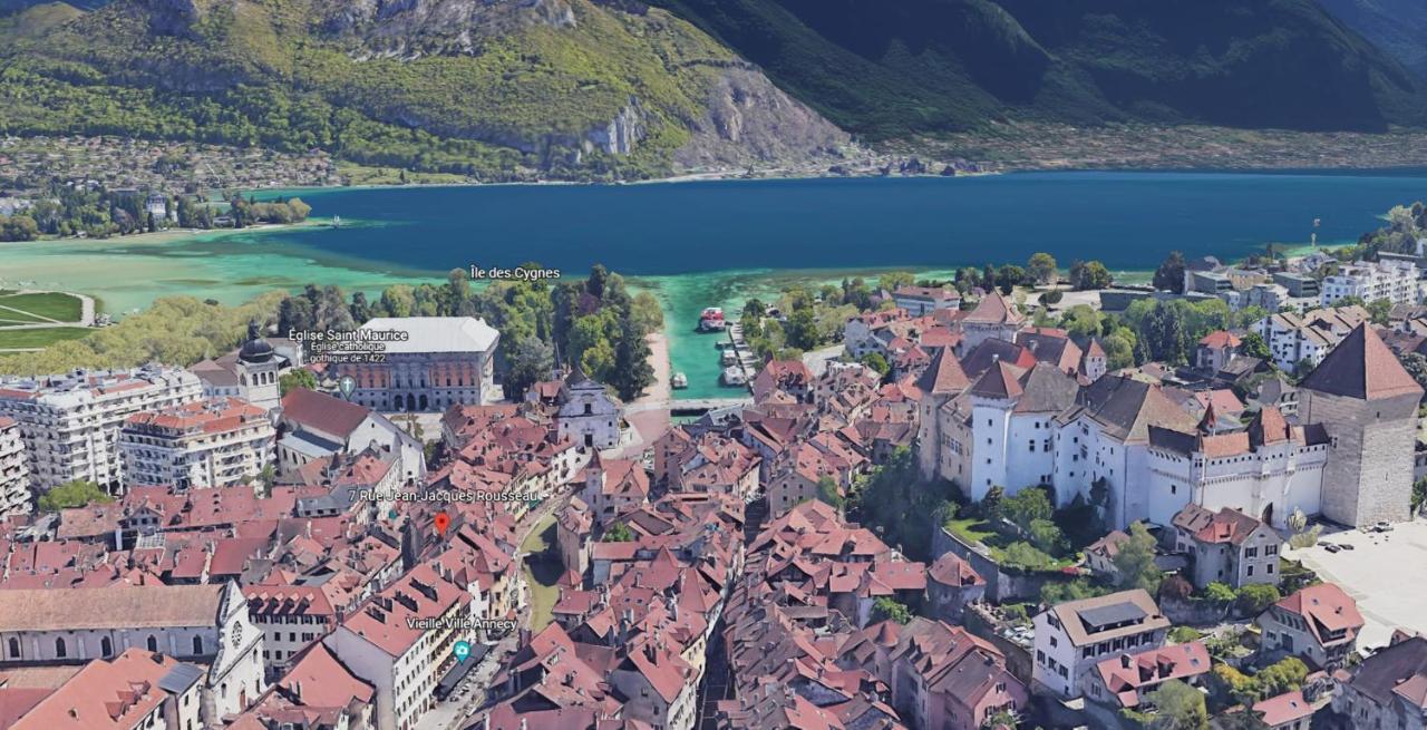 Le Canal - Nice Studio On The Venice Of The Alps 阿讷西 外观 照片